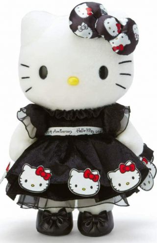 Hello Kitty Sanrio 45th Anniversary Birthday Plush Doll Limited Japan A335