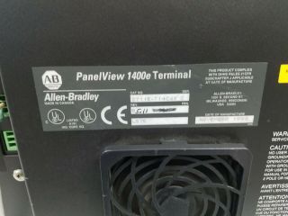 Vintage ' 98 Allen - Bradley PanelView 1400e Terminal Touch Screen w/ Case 4