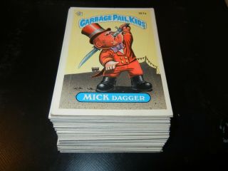 1986 Garbage Pail Kids Gpk Usa Series 5 Six Complete Set 88 Cards -