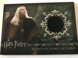Harry Potter - Jason Isaac - Lucius Malfoy - Gof - Costume Card - C1 383/475