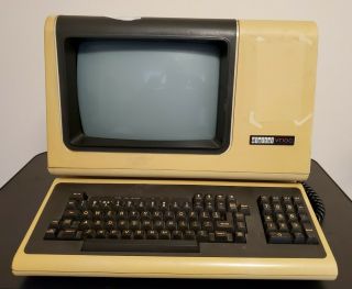 Digital Vt100 Video Terminal W/ Keyboard 1982 Vintage Dummy Computer Sas