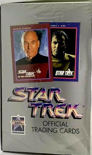 1991 Impel Star Trek 25th Anniversary Series 1 36 Pack Box Rare Holos