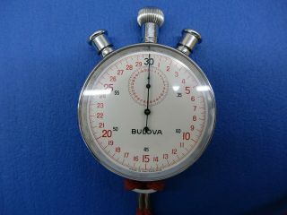 Rare Vintage Bulova Sportstimer Stopwatch