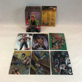 Wildstorm Set 2 (1996) Complete All - Chromium Trading Card Set (90) Stormwatch