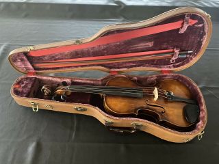 Vintage William Lewis And Son 2523 Viola With Bow And Case