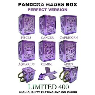 Saint Seiya Hades Pandora Box Set Of 6 Metal Perfect Version,  Wooden Box
