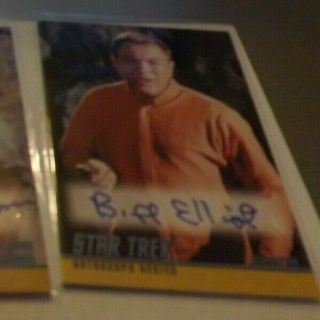 Star Trek Tos 40th Anniversary S 2: A175 Biff Elliot Autograph Card Auto 2007