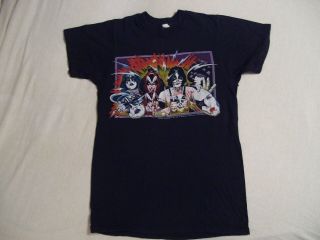 1980 Kiss Vintage Unmasked Shirt Tour Aucoin Album Order Form Lp Frehley Simmons
