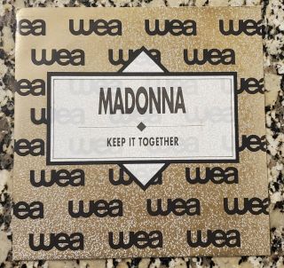 Madonna Keep It Together 7 " Vinyl.  Spain Promo.