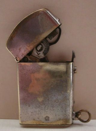 Vintage Early Push Button Automatic Record Pocket Lighter 1910