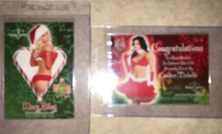 Rare Benchwarmer Holiday 2006 Candice Michelle Signed 