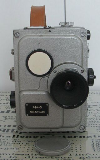 Soviet Vintage RFK - 5 Recording 35mm camera with 2/28mm OCT - 18 lens,  s/n 60579345 5