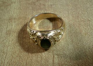 Antique 1923 14k Gold West Point Sweetheart Ring By Bailey Bank Biddle