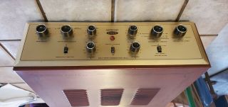 Vintage Hh Scott Stereomaster Type 222 Tube Amplifier W/ Metal Cabinet -