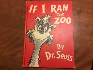 If I Ran The Zoo By Dr.  Seuss Vintage 1950 Early Printing Hardcover Oop