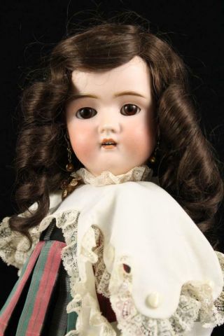 Simon Halbig Santa Doll Rare 20 " Antique German Bisque Pieced Ear Compo Body