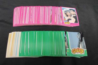 1978 Topps Grease Complete Set Series 1,  2 And Stickers Wc6477