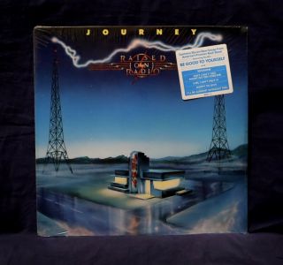Journey Very Rare Lp Raised On Radio 1986 Usa 1stpress W/hype Sticker