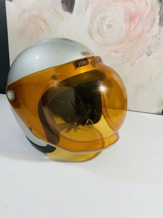 60’s Vintage Bell Toptex Helmet 7 - 1/4 Snell Memorial Fundation Serial (120971)