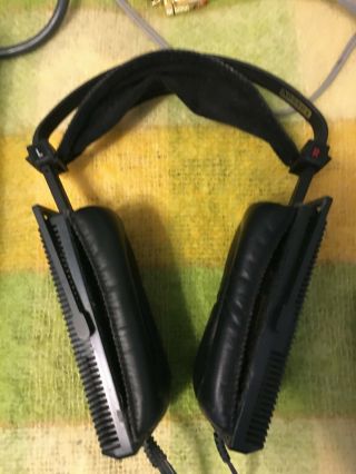Vintage Stax Lambda Headphones and SRD - 7 Earspeaker Adapter 3