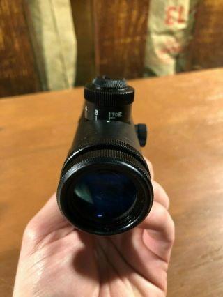 vintage Colt 4x20 scope - 1985,  one owner,  fits carry handle 6