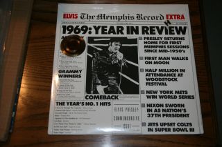 Elvis Presley Vinyl Lp 1969: The Year In Review 2 Lp Set