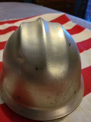 Vintage E.  D Bullard Co.  SF Hard Boiled Aluminum Hard Hat Rare 4