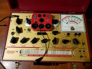 Vintage Hickok 6000a Micromhs Mutual Conductance Tube Tester