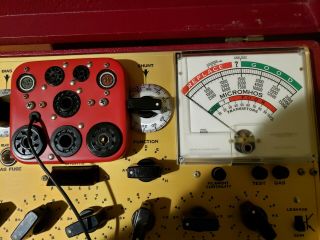 vintage Hickok 6000A Micromhs Mutual Conductance Tube Tester 4