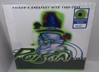 Poison Greatest Hits 1986 - 1996,  2lp Exclusive Yellow & Green Vinyl,  Walmart