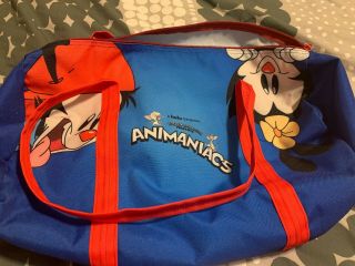 Animaniacs Duffel Bag,  Flash Cards,  Pinky And The Brain Button,  And 1 - Inch Pin S