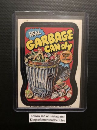 1976 Topps Wacky Packages Garbage Candy 16th Series