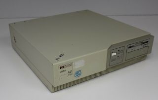 Hewlett Packard Hp Vectra N2 Intel 486sx 4/33s 33mhz Vintage Dos Game Computer