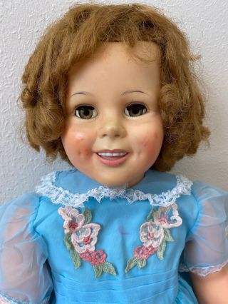 34” Life Size Vintage Shirley Temple Playpal Doll Ideal