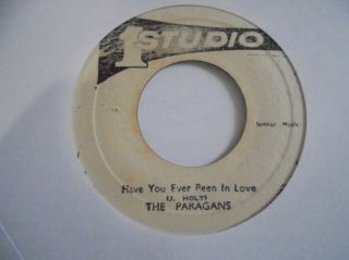 The Paragans Have You Ever Been In Love Studio One Reggae 7 " Hear