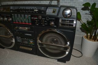 Lasonic TRC - 931 Radio Boombox Cassette Tape Player Stereo Blaster VTG AM/FM 6