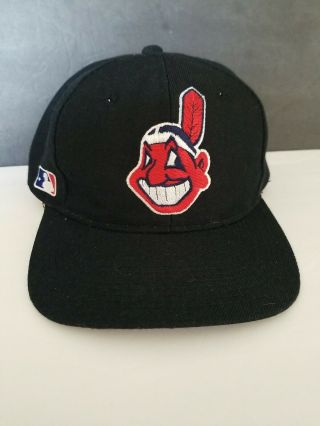 Vintage Cleveland Indians Chief Wahoo Sports Specialties Snapback Hat Cap