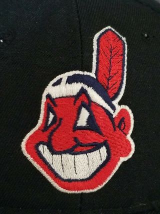 VINTAGE CLEVELAND INDIANS CHIEF WAHOO SPORTS SPECIALTIES SNAPBACK HAT CAP 2