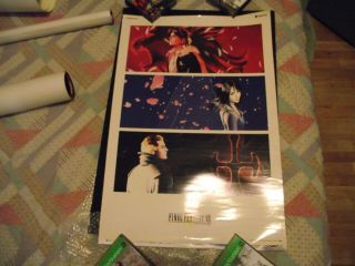 Final Fantasy Viii 8 Official Japanese Promo Poster Imagery Very Rare