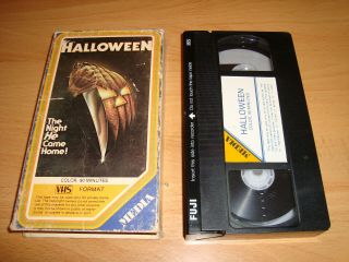 Halloween Rare Vintage 1978 Meda/media Video Horror Vhs Tape