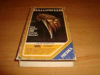 HALLOWEEN Rare Vintage 1978 MEDA/MEDIA VIDEO Horror VHS TAPE 2