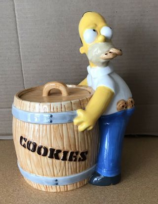 1995 Vintage Homer Simpson Cookie Jar By Treasure Craft