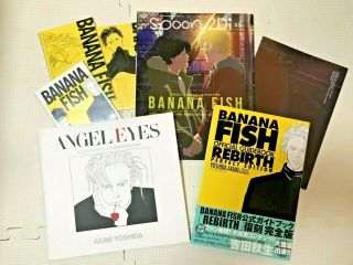 Banana Fish Official Book/angel Eyes Illustration Book/spoon 2di/postcards