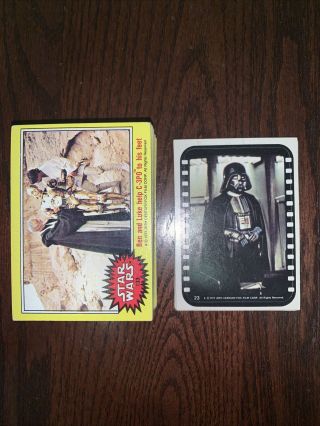 1977 Star Wars Vintage Series 3 Complete Set W/stickers 133 - 198 Yellow Set