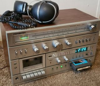Vintage Soundesign 5959 Am Fm Stereo Cassette Tape 8track Player Receiver