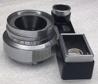 Vintage Leica 1956 Summaron 35mm 1:3.  5 M3 Lens With Goggles & Case,  SN 1360289 4