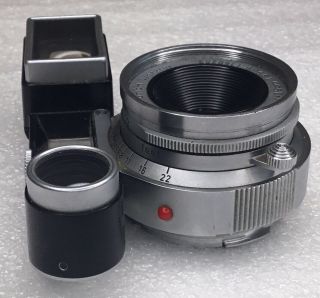 Vintage Leica 1956 Summaron 35mm 1:3.  5 M3 Lens With Goggles & Case,  SN 1360289 6