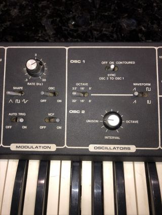 Moog Rogue Analog Synthesizer Keyboard Vintage USA Serial 5731 Early 80’s 3
