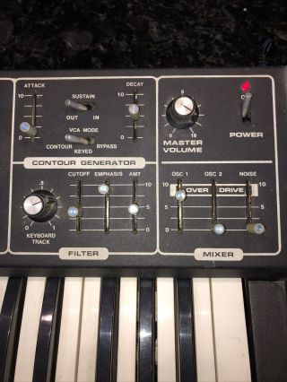 Moog Rogue Analog Synthesizer Keyboard Vintage USA Serial 5731 Early 80’s 4