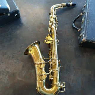 Vtg CG Conn Alto Saxophone Without Case Elkhart In USA 4